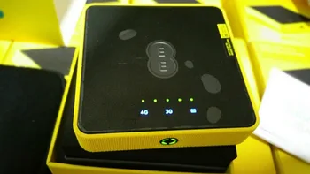 Naujas | Atrakinta EE Alcatel Y854 4G Mobiliojo Plačiajuosčio ryšio WiFi Juoda/Geltona